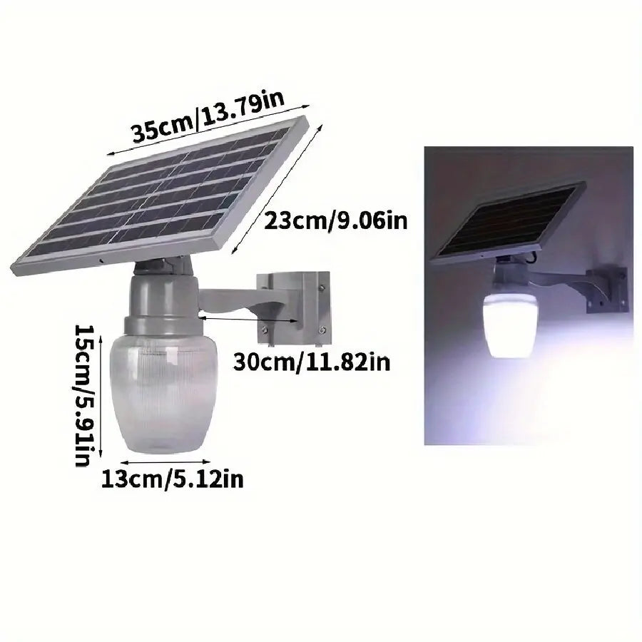 1PC 100W Solar Wall Lamp, Solar Pole Lamp, outdoor Solar Lights,IP65 Waterproof