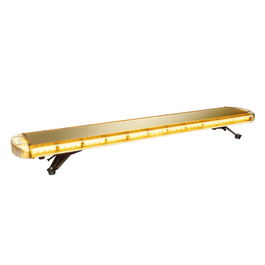 High-Visibility 96LED 360° Safety Strobe Light Bar, 16 Flash Modes+Remote Control, IP65 Waterproof, Yellow Emergency Warning